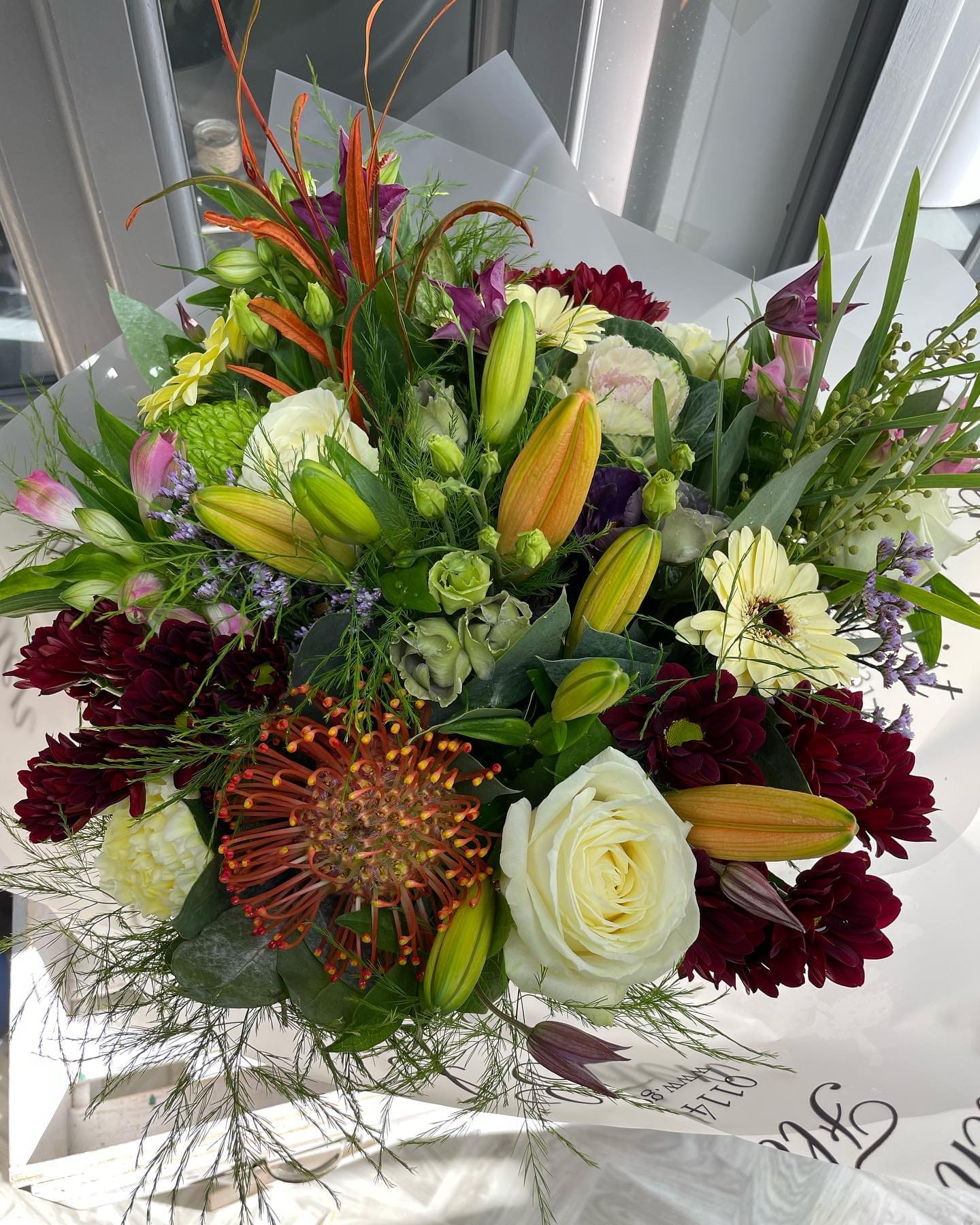 Garden of Eden beautiful autumn colours bouquet